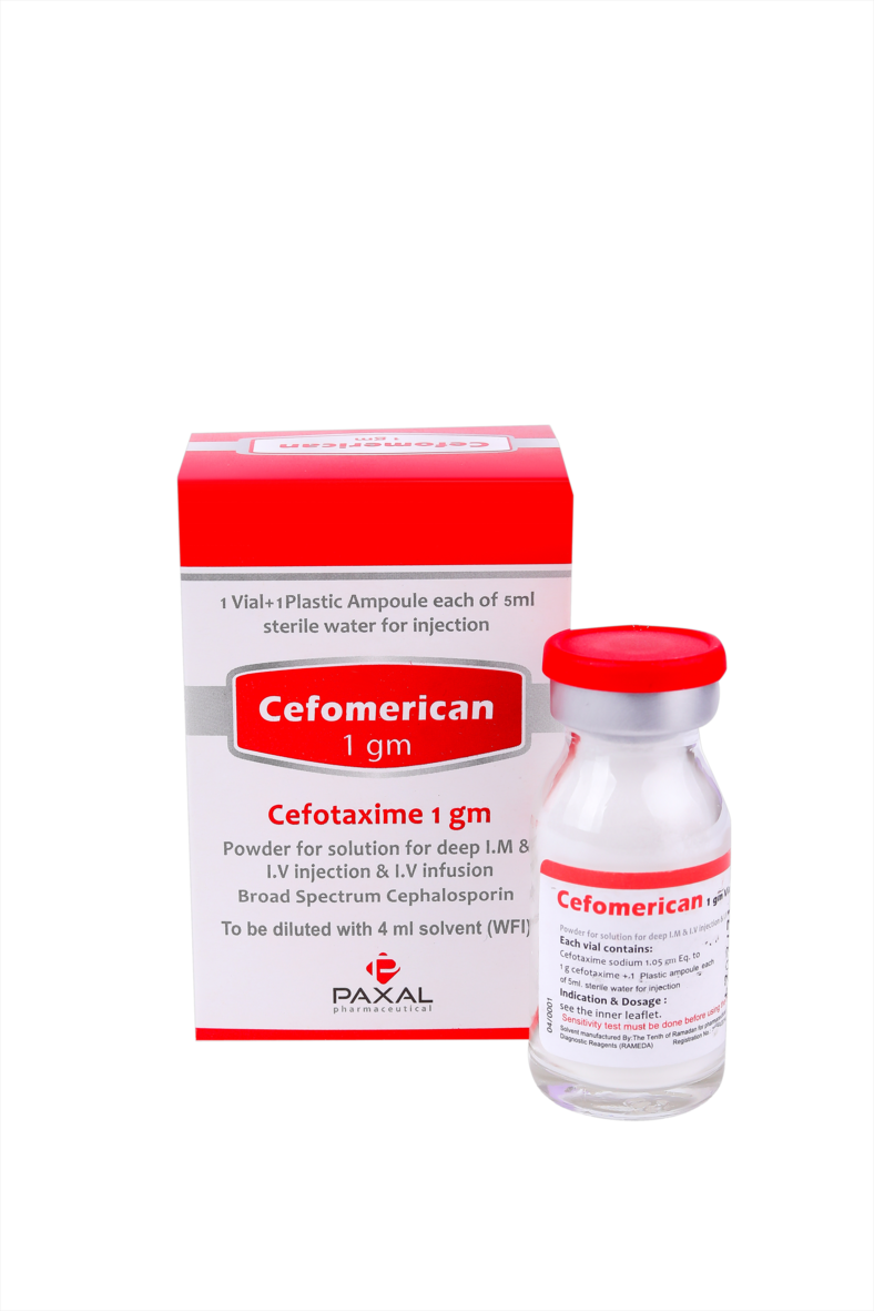 Cefomerican 1 gm IM/IV